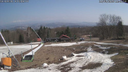 Spodní část sjezdovky