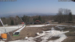 Spodní část sjezdovky