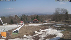 Spodní část sjezdovky