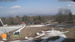 Spodní část sjezdovky