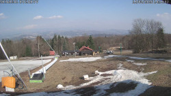 Spodní část sjezdovky