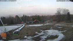 Spodní část sjezdovky