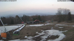 Spodní část sjezdovky