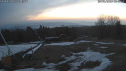 Spodní část sjezdovky