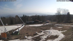 Spodní část sjezdovky