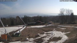 Spodní část sjezdovky