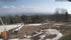 Spodní část sjezdovky