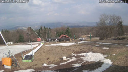 Spodní část sjezdovky