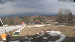 Spodní část sjezdovky