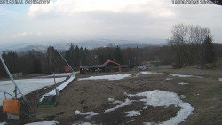 Spodní část sjezdovky