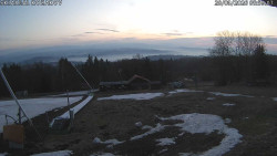 Spodní část sjezdovky