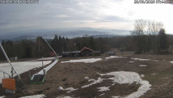 Spodní část sjezdovky