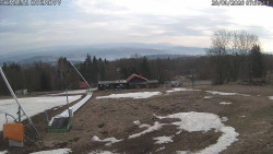 Spodní část sjezdovky