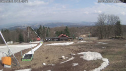 Spodní část sjezdovky