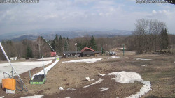 Spodní část sjezdovky