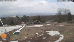 Spodní část sjezdovky