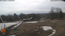 Spodní část sjezdovky