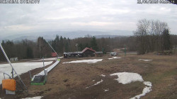 Spodní část sjezdovky