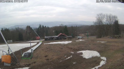 Spodní část sjezdovky