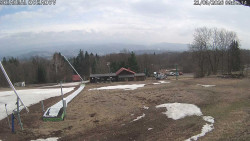 Spodní část sjezdovky