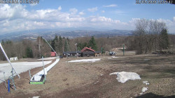 Spodní část sjezdovky