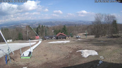 Spodní část sjezdovky