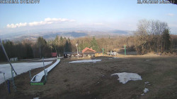 Spodní část sjezdovky