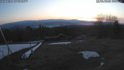 Spodní část sjezdovky