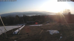 Spodní část sjezdovky