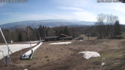 Spodní část sjezdovky