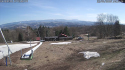 Spodní část sjezdovky