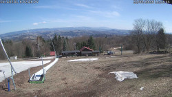 Spodní část sjezdovky