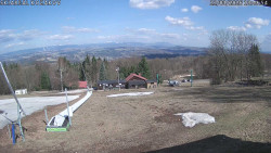 Spodní část sjezdovky