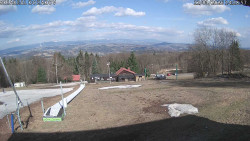 Spodní část sjezdovky