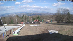 Spodní část sjezdovky