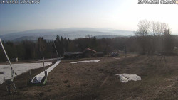 Spodní část sjezdovky