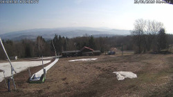 Spodní část sjezdovky