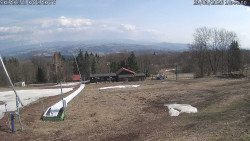 Spodní část sjezdovky