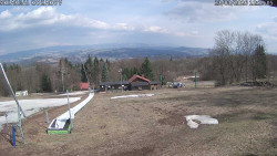 Spodní část sjezdovky