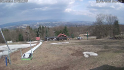 Spodní část sjezdovky