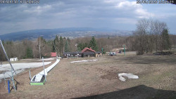 Spodní část sjezdovky