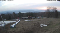 Spodní část sjezdovky