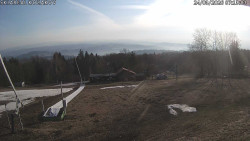 Spodní část sjezdovky