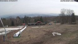 Spodní část sjezdovky