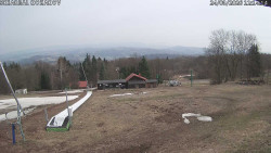 Spodní část sjezdovky