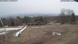 Spodní část sjezdovky