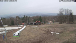 Spodní část sjezdovky