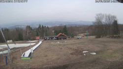 Spodní část sjezdovky