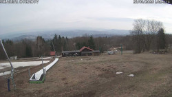 Spodní část sjezdovky