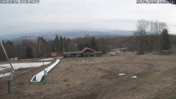 Spodní část sjezdovky